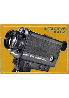 Bolex 625 XL manual. Camera Instructions.